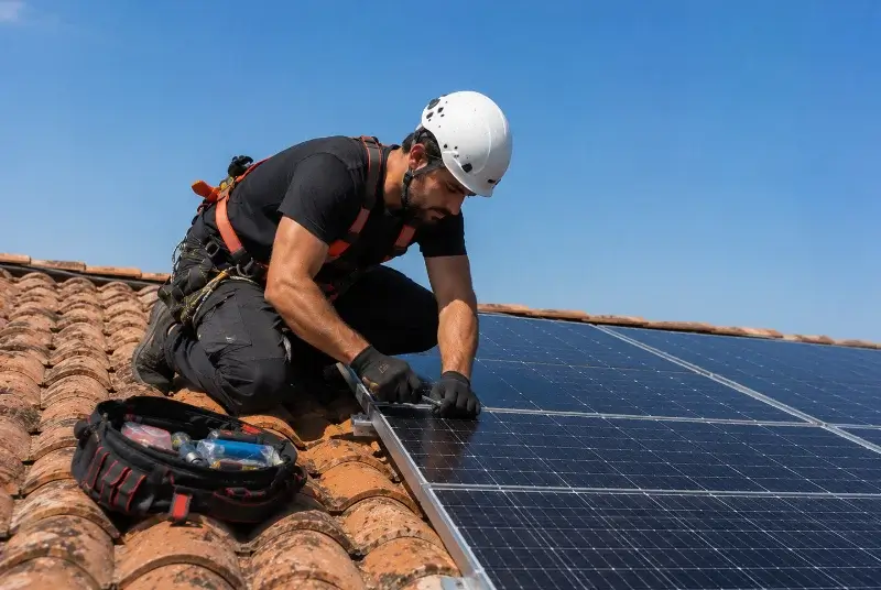 Maintenance et monitoring de panneaux solaires à Bords