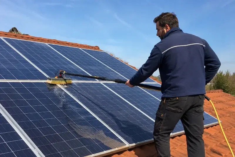 Nettoyage et entretien de panneaux solaires à Bords