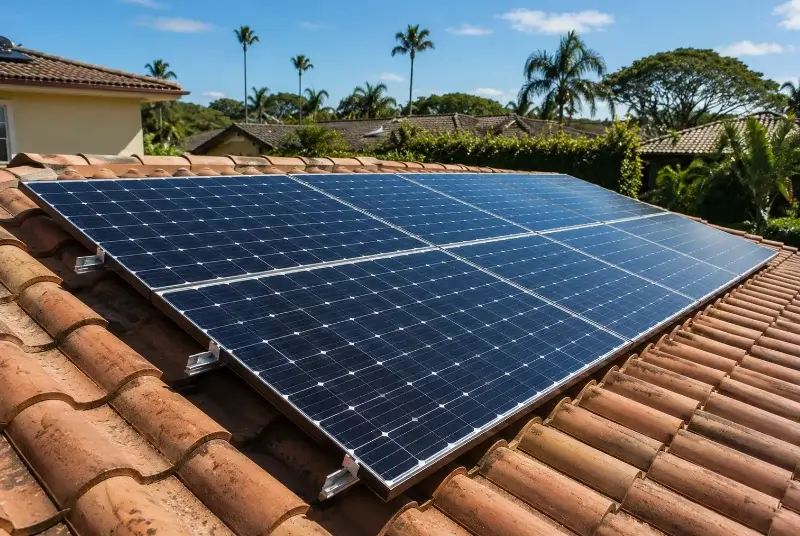 Installation de panneaux solaires à Bords